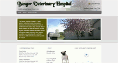 Desktop Screenshot of bangorveterinaryhospital.com